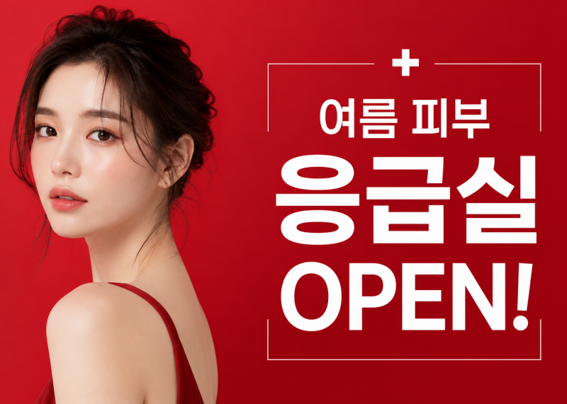 여름 피부 응급실 OPEN